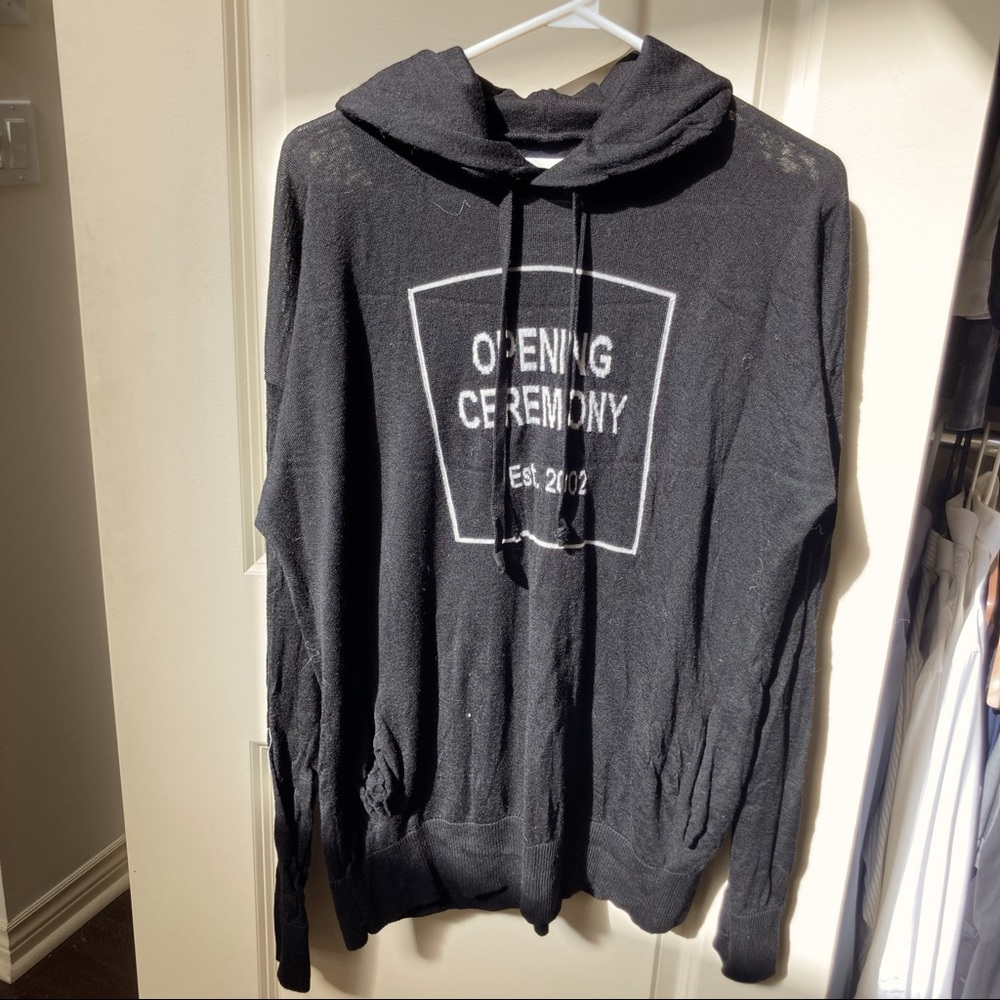 Opening Ceremony wool hoodie sweater